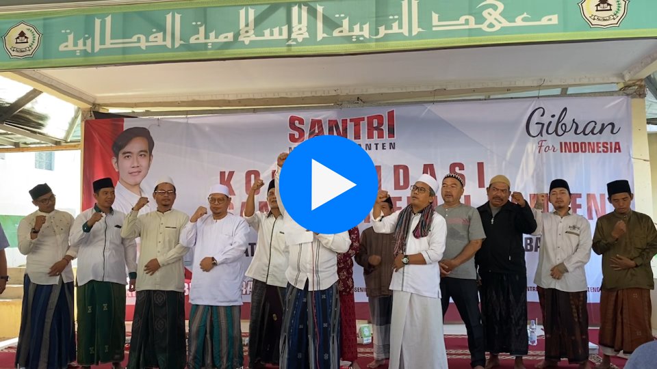 Santri Milenial Banten Serukan Dukungan Gibran Maju Jadi Cawapres 2024